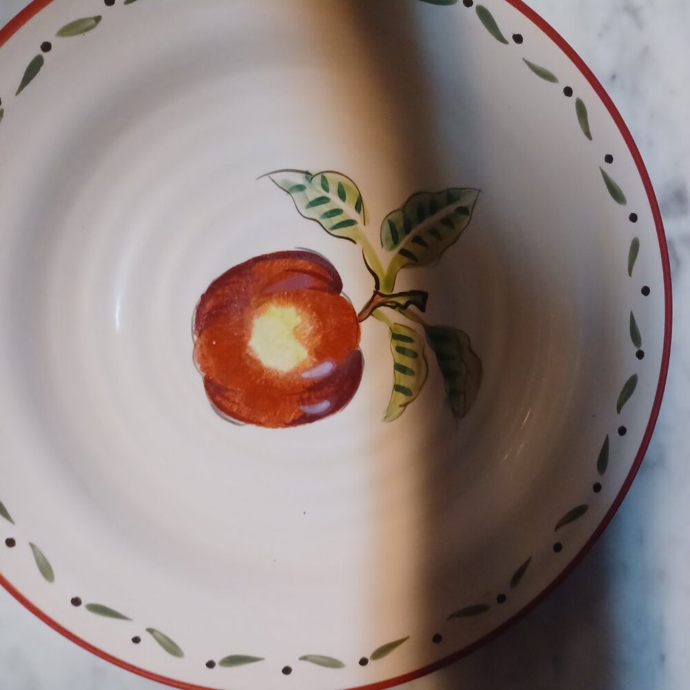 Home Trends Plate 11" Apple Grove